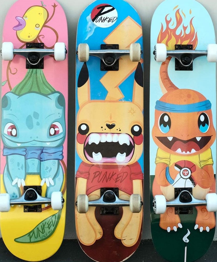 Punked Skateboard 