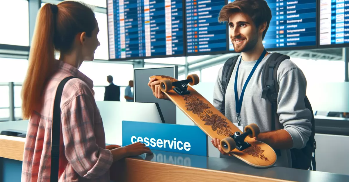 can you bring a skateboard on a plane?
